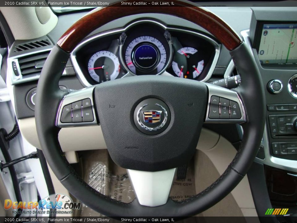 2010 Cadillac SRX V6 Platinum Ice Tricoat / Shale/Ebony Photo #15