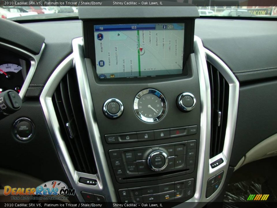 2010 Cadillac SRX V6 Platinum Ice Tricoat / Shale/Ebony Photo #16
