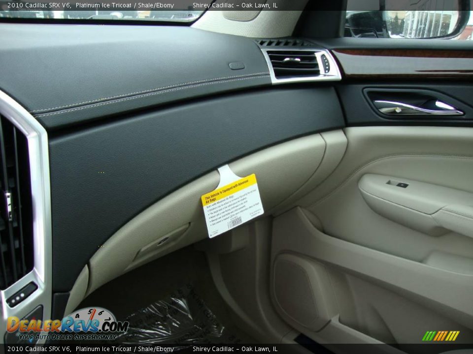 2010 Cadillac SRX V6 Platinum Ice Tricoat / Shale/Ebony Photo #18