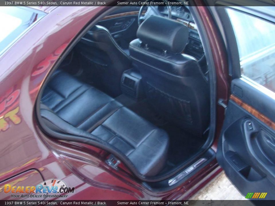 1997 BMW 5 Series 540i Sedan Canyon Red Metallic / Black Photo #6