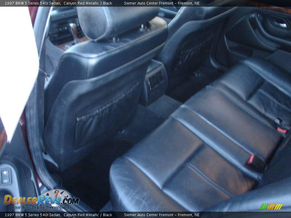 1997 BMW 5 Series 540i Sedan Canyon Red Metallic / Black Photo #7