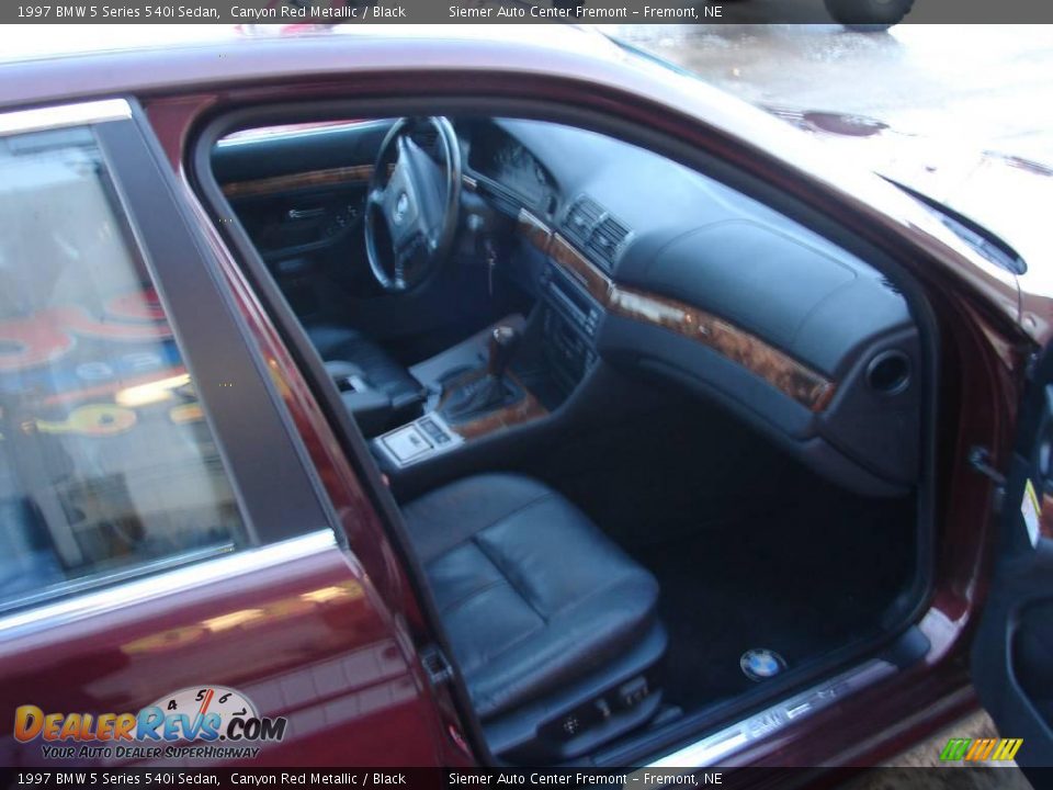 1997 BMW 5 Series 540i Sedan Canyon Red Metallic / Black Photo #13