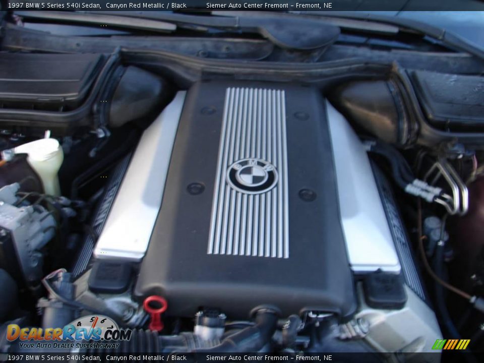 1997 BMW 5 Series 540i Sedan Canyon Red Metallic / Black Photo #20