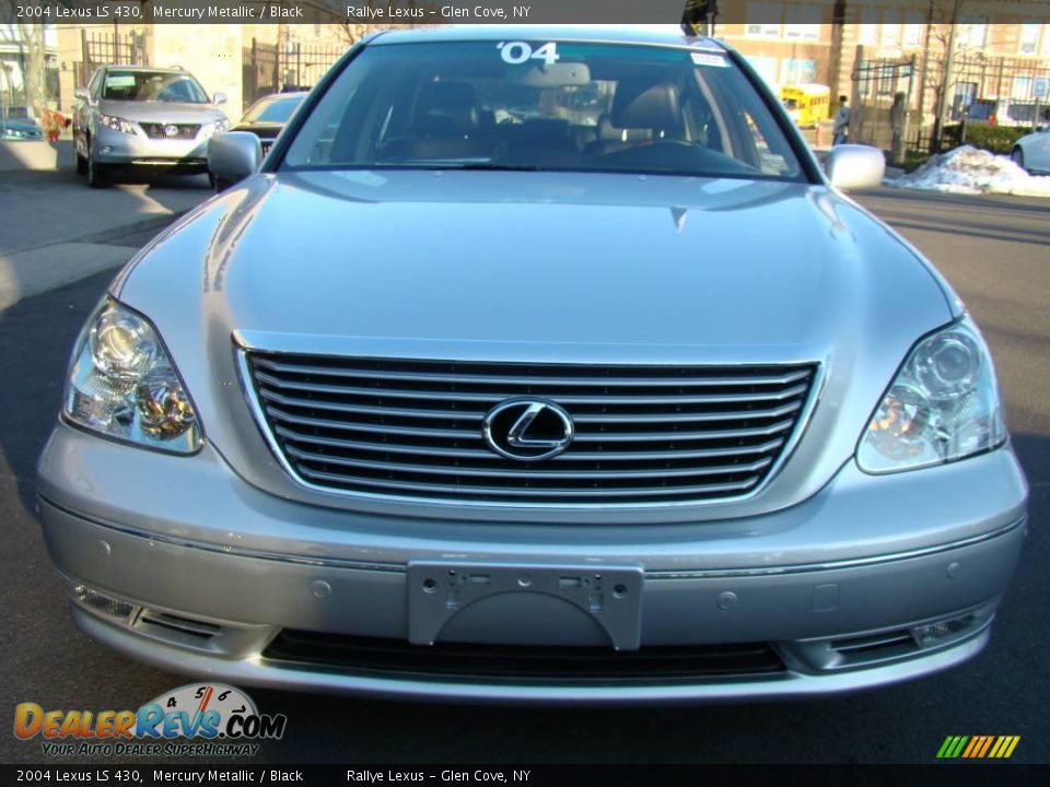 2004 Lexus LS 430 Mercury Metallic / Black Photo #2