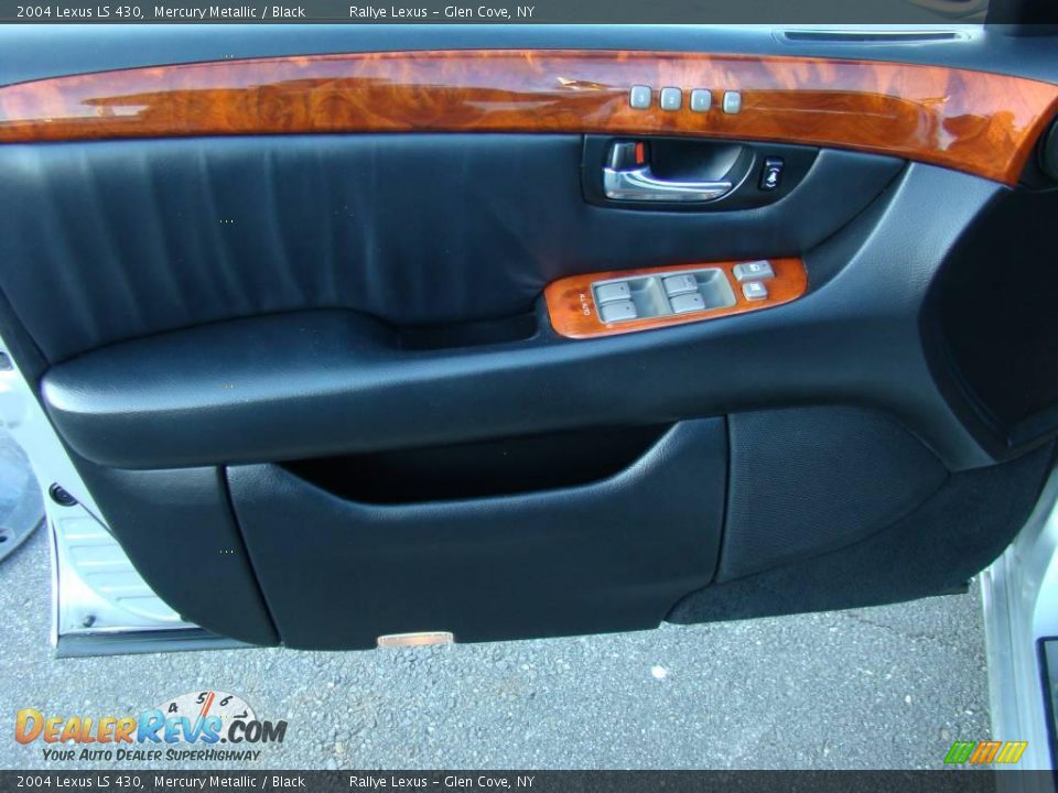 2004 Lexus LS 430 Mercury Metallic / Black Photo #7