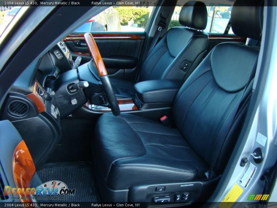 2004 Lexus LS 430 Mercury Metallic / Black Photo #8