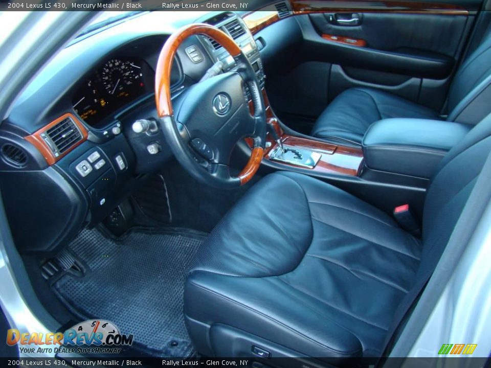 2004 Lexus LS 430 Mercury Metallic / Black Photo #10
