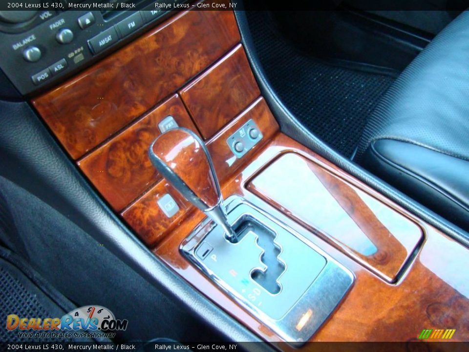 2004 Lexus LS 430 Mercury Metallic / Black Photo #12