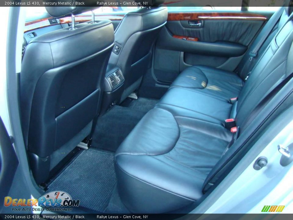 2004 Lexus LS 430 Mercury Metallic / Black Photo #14