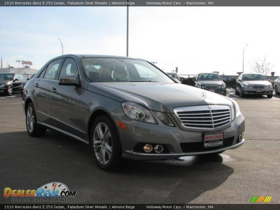 2010 Mercedes-Benz E 350 Sedan Palladium Silver Metallic / Almond Beige Photo #2
