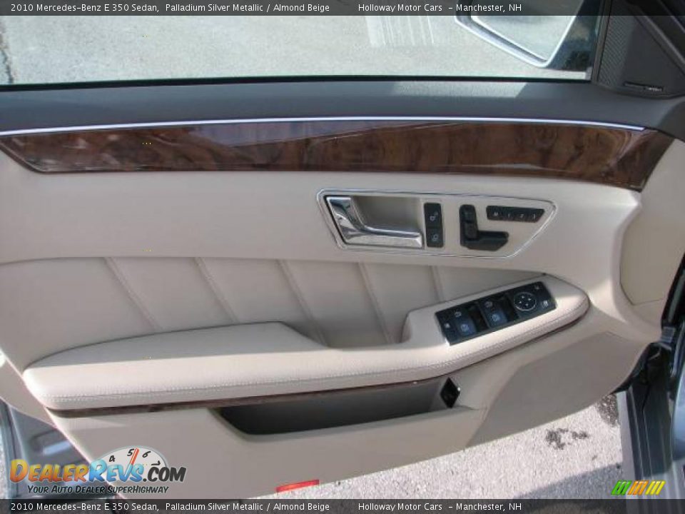 2010 Mercedes-Benz E 350 Sedan Palladium Silver Metallic / Almond Beige Photo #7