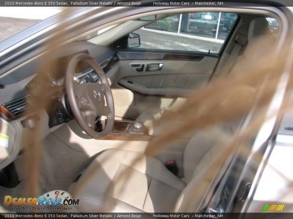 2010 Mercedes-Benz E 350 Sedan Palladium Silver Metallic / Almond Beige Photo #8