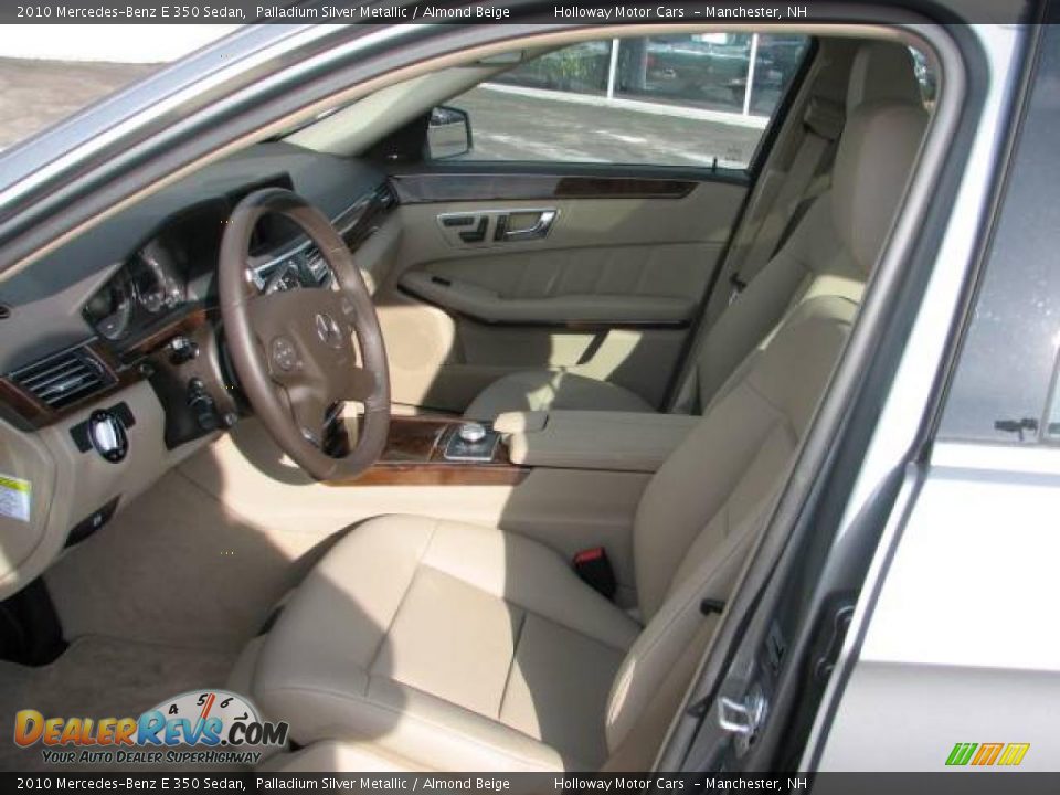 2010 Mercedes-Benz E 350 Sedan Palladium Silver Metallic / Almond Beige Photo #9
