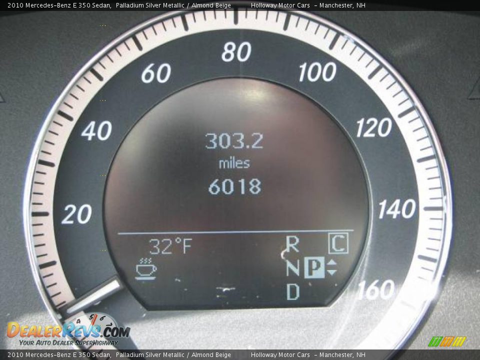 2010 Mercedes-Benz E 350 Sedan Palladium Silver Metallic / Almond Beige Photo #10