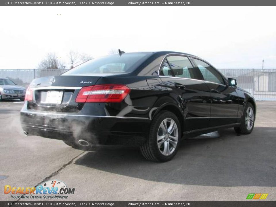 2010 Mercedes-Benz E 350 4Matic Sedan Black / Almond Beige Photo #3
