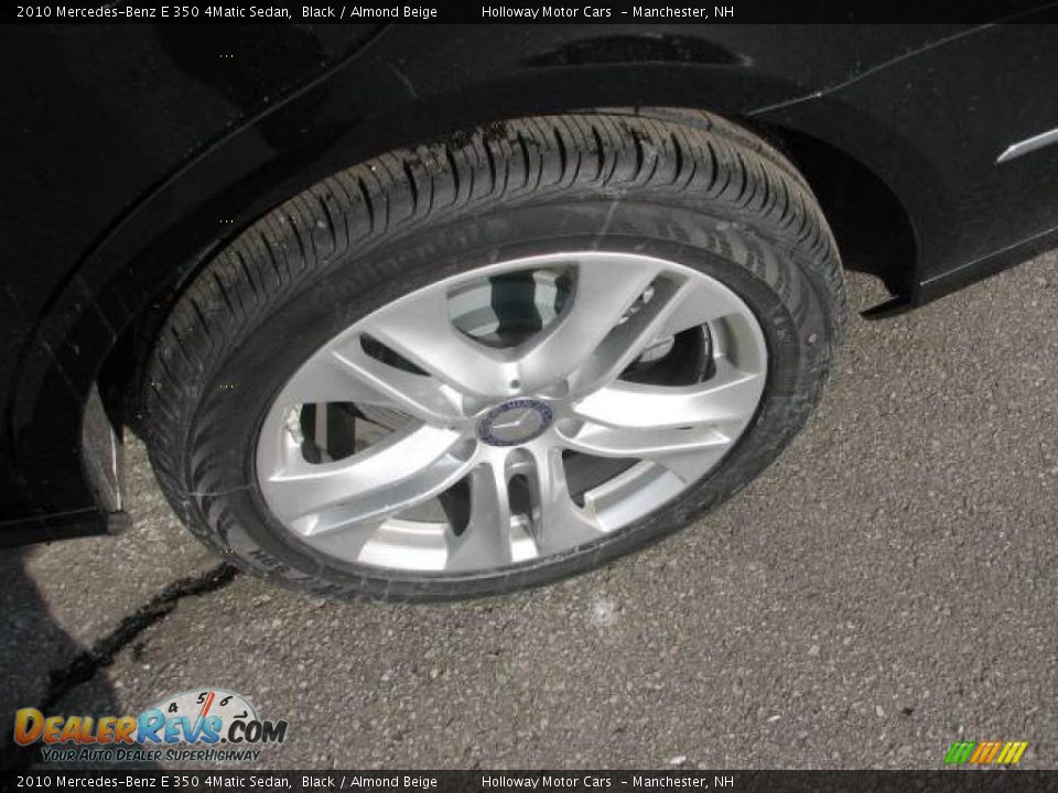 2010 Mercedes-Benz E 350 4Matic Sedan Black / Almond Beige Photo #4