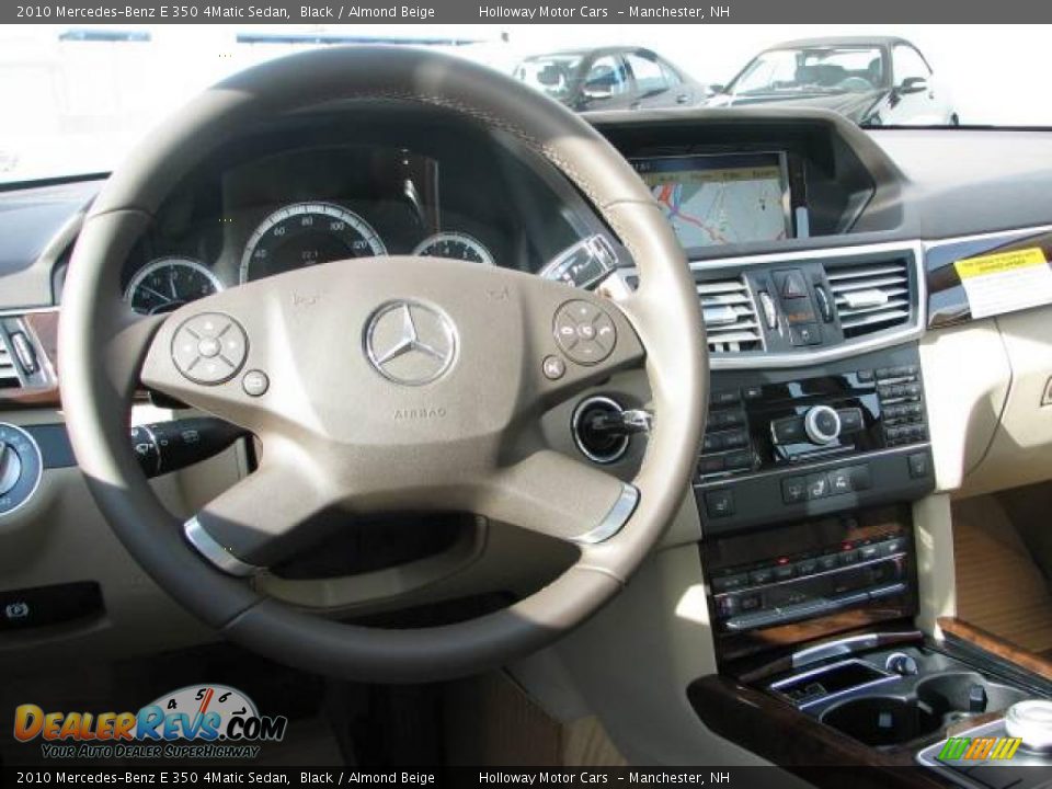 2010 Mercedes-Benz E 350 4Matic Sedan Black / Almond Beige Photo #6