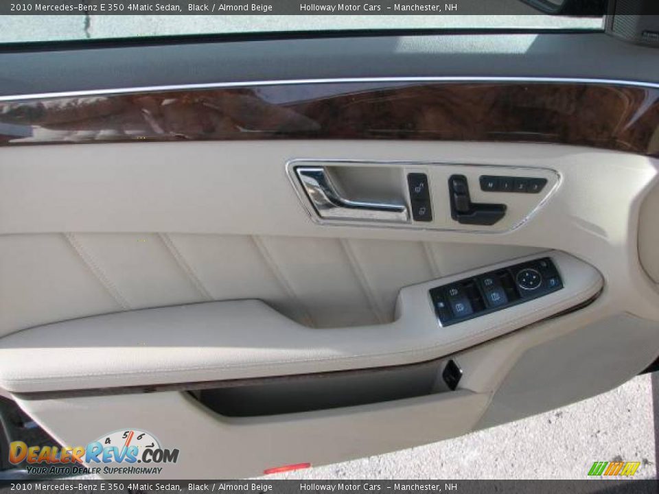 2010 Mercedes-Benz E 350 4Matic Sedan Black / Almond Beige Photo #7