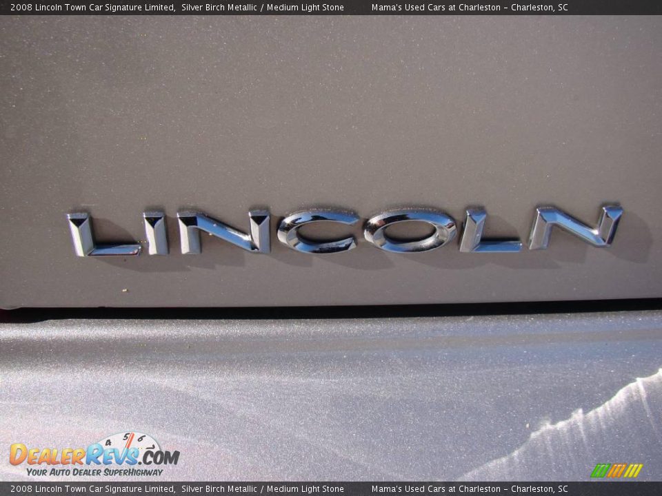 2008 Lincoln Town Car Signature Limited Silver Birch Metallic / Medium Light Stone Photo #9