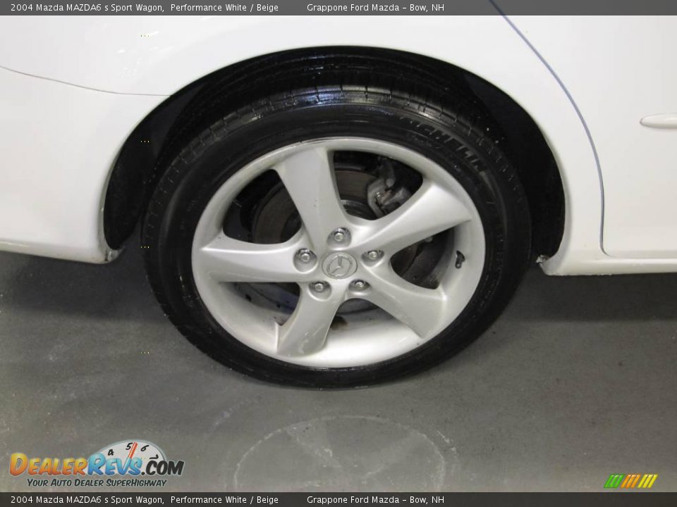 2004 Mazda MAZDA6 s Sport Wagon Performance White / Beige Photo #5