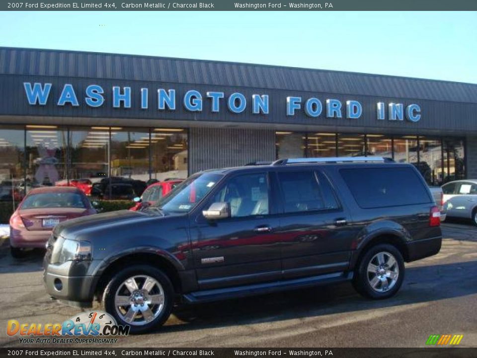 2007 Ford Expedition EL Limited 4x4 Carbon Metallic / Charcoal Black Photo #1