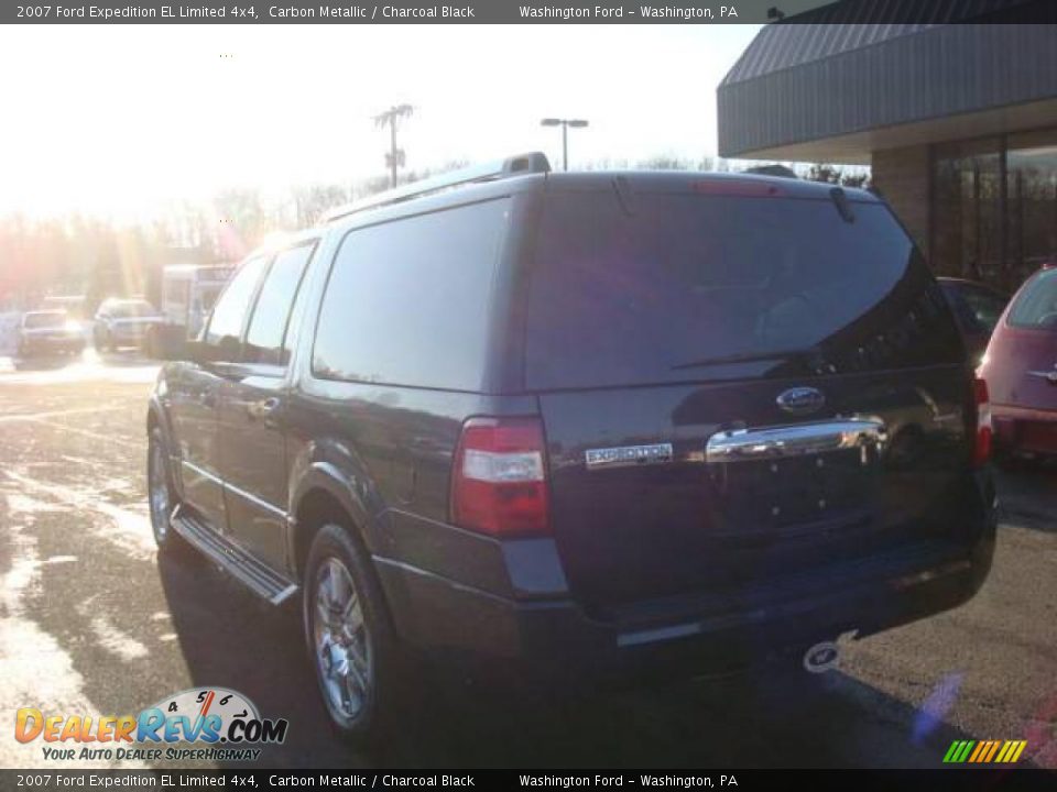 2007 Ford Expedition EL Limited 4x4 Carbon Metallic / Charcoal Black Photo #2