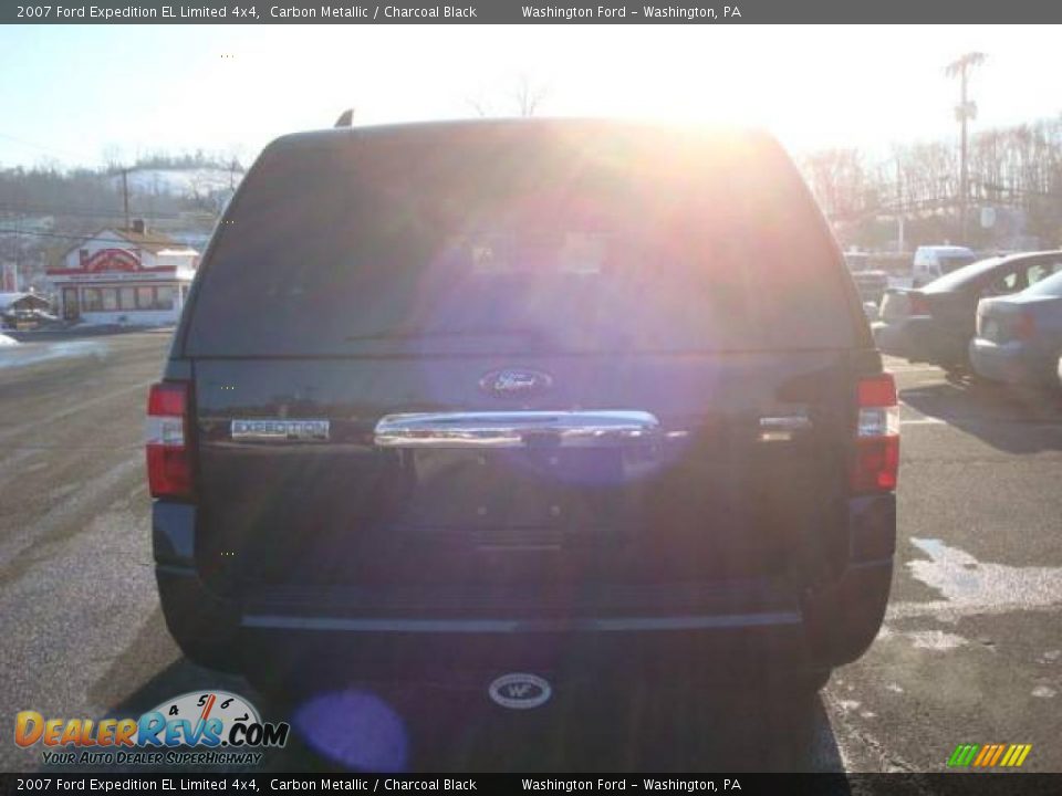2007 Ford Expedition EL Limited 4x4 Carbon Metallic / Charcoal Black Photo #3