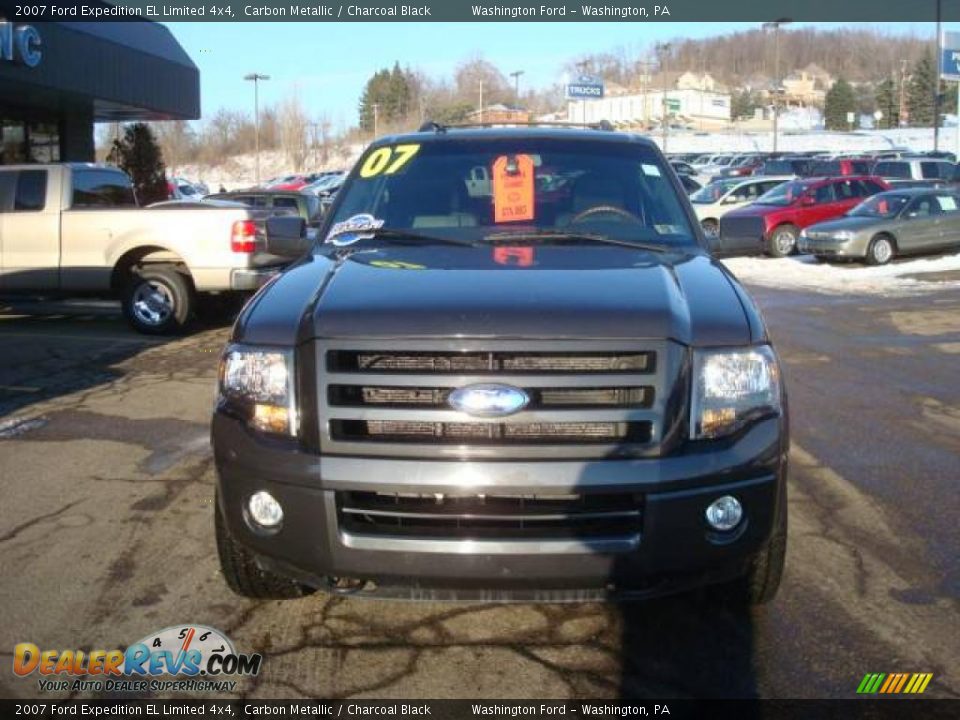 2007 Ford Expedition EL Limited 4x4 Carbon Metallic / Charcoal Black Photo #10