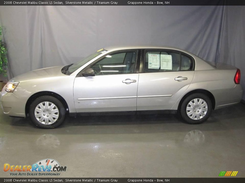 2008 Chevrolet Malibu Classic LS Sedan Silverstone Metallic / Titanium Gray Photo #2