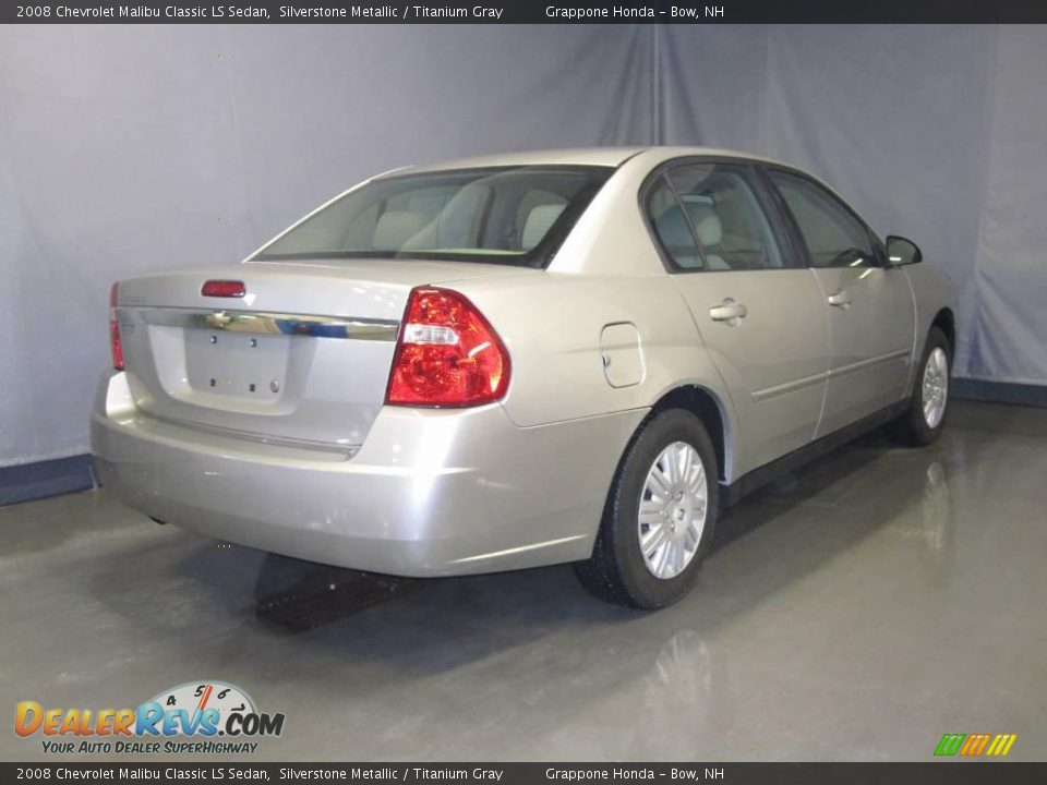 2008 Chevrolet Malibu Classic LS Sedan Silverstone Metallic / Titanium Gray Photo #3