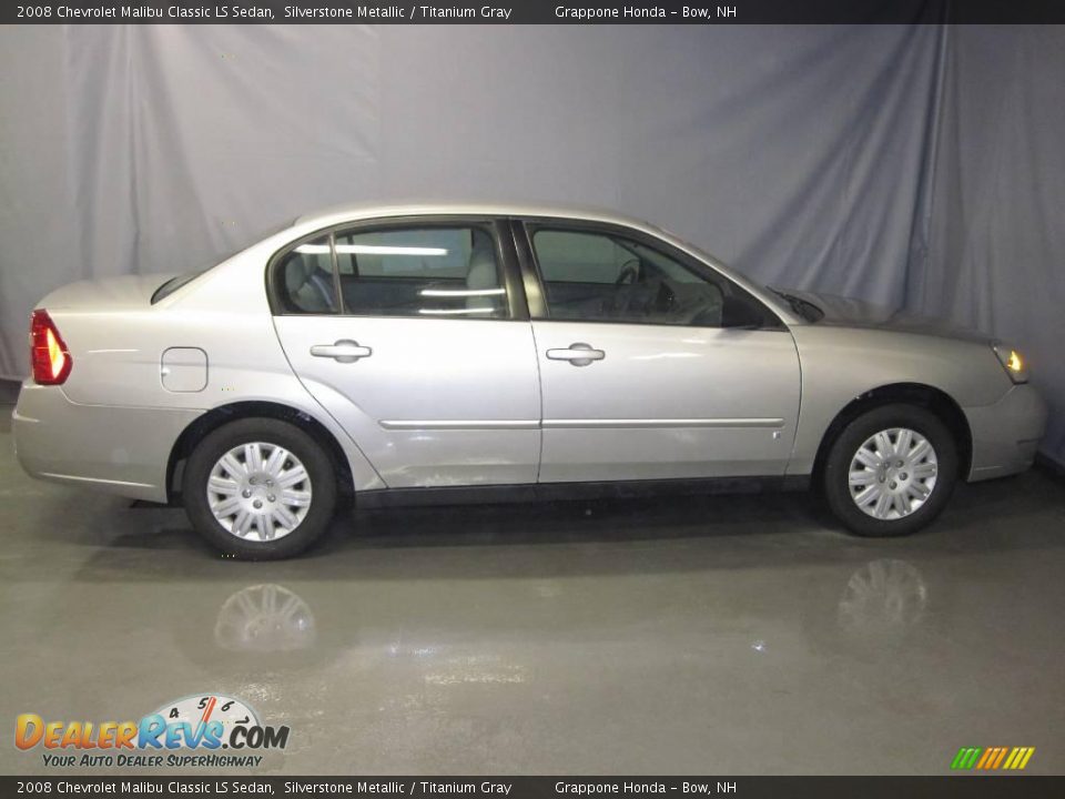 2008 Chevrolet Malibu Classic LS Sedan Silverstone Metallic / Titanium Gray Photo #4