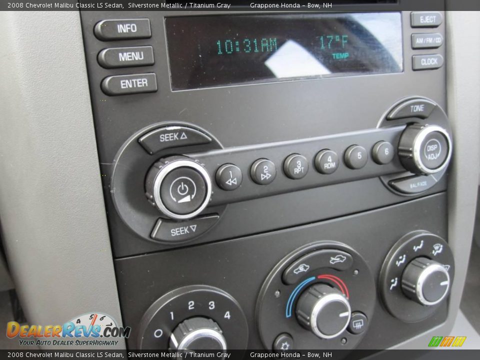 2008 Chevrolet Malibu Classic LS Sedan Silverstone Metallic / Titanium Gray Photo #11