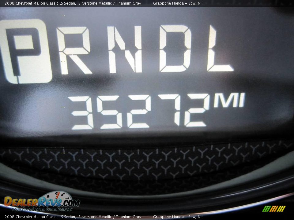 2008 Chevrolet Malibu Classic LS Sedan Silverstone Metallic / Titanium Gray Photo #12