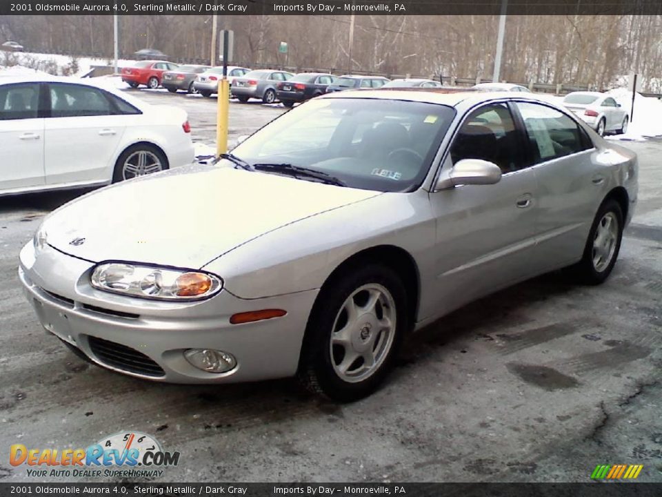 2001 Oldsmobile Aurora 4.0 Sterling Metallic / Dark Gray Photo #4