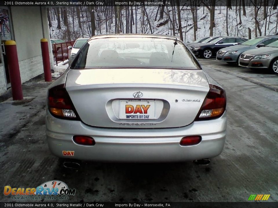 2001 Oldsmobile Aurora 4.0 Sterling Metallic / Dark Gray Photo #6
