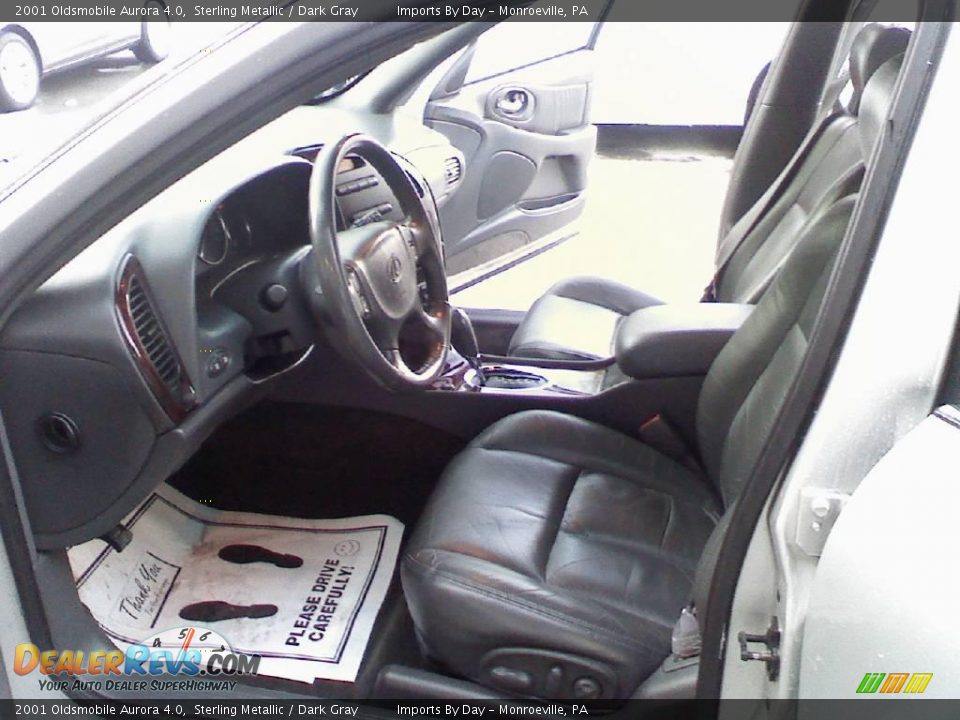 2001 Oldsmobile Aurora 4.0 Sterling Metallic / Dark Gray Photo #8