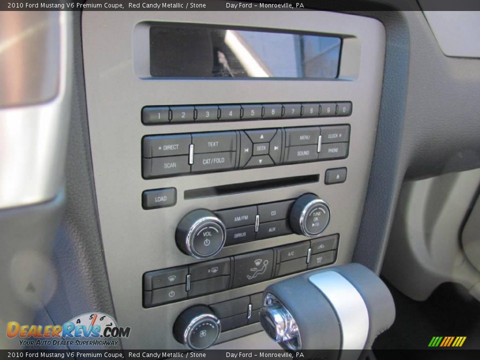 2010 Ford Mustang V6 Premium Coupe Red Candy Metallic / Stone Photo #11
