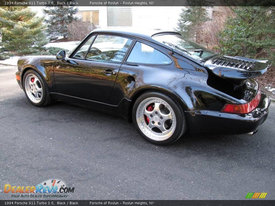 Black 1994 Porsche 911 Turbo 3.6 Photo #4