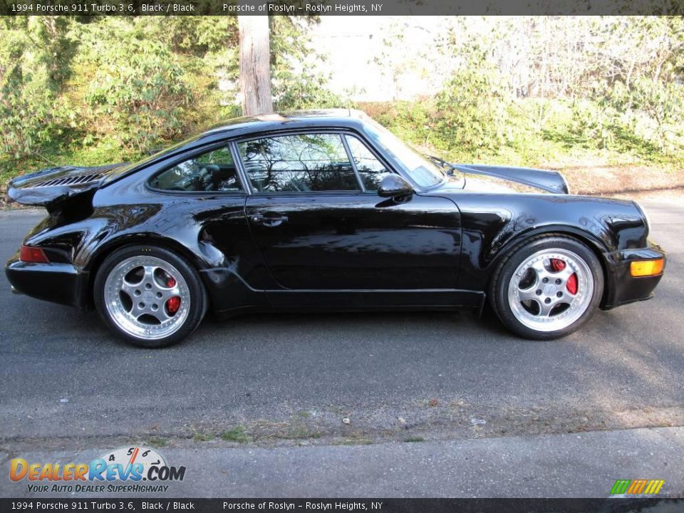 Black 1994 Porsche 911 Turbo 3.6 Photo #7