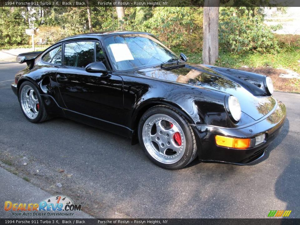 Black 1994 Porsche 911 Turbo 3.6 Photo #8