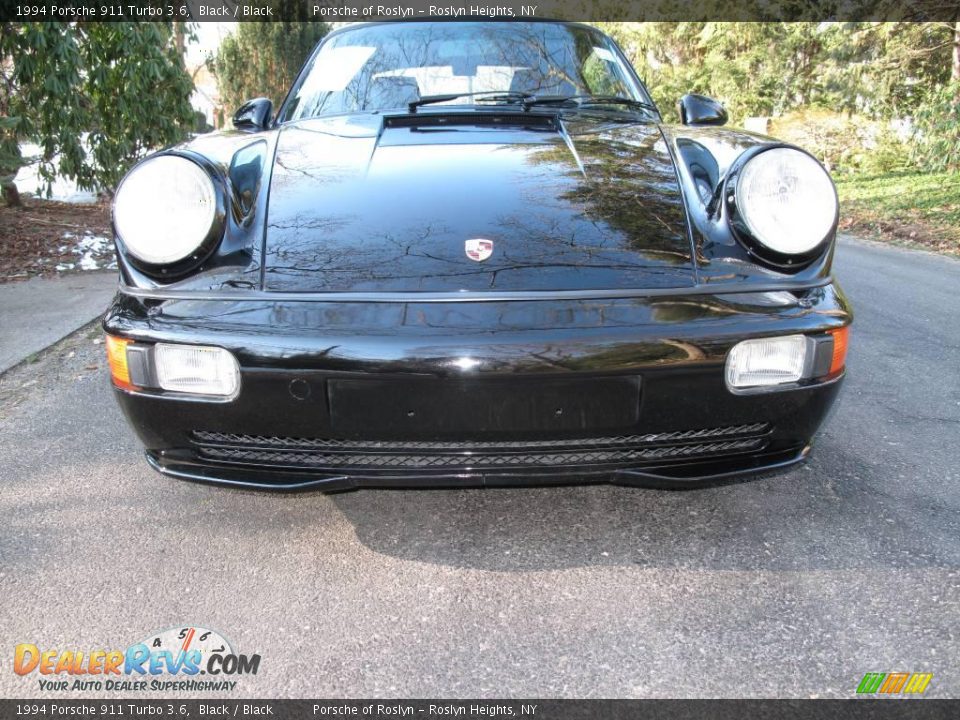 1994 Porsche 911 Turbo 3.6 Black / Black Photo #9