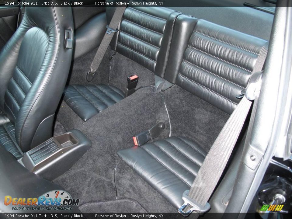 Rear Seat of 1994 Porsche 911 Turbo 3.6 Photo #20