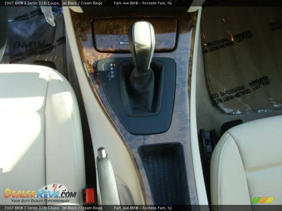 2007 BMW 3 Series 328i Coupe Jet Black / Cream Beige Photo #16