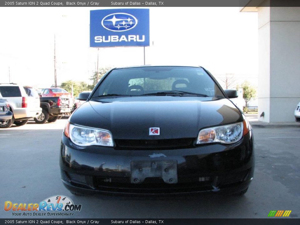 2005 Saturn ION 2 Quad Coupe Black Onyx / Gray Photo #2