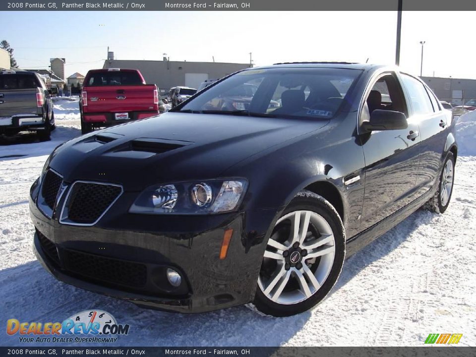2008 Pontiac G8 Panther Black Metallic / Onyx Photo #1