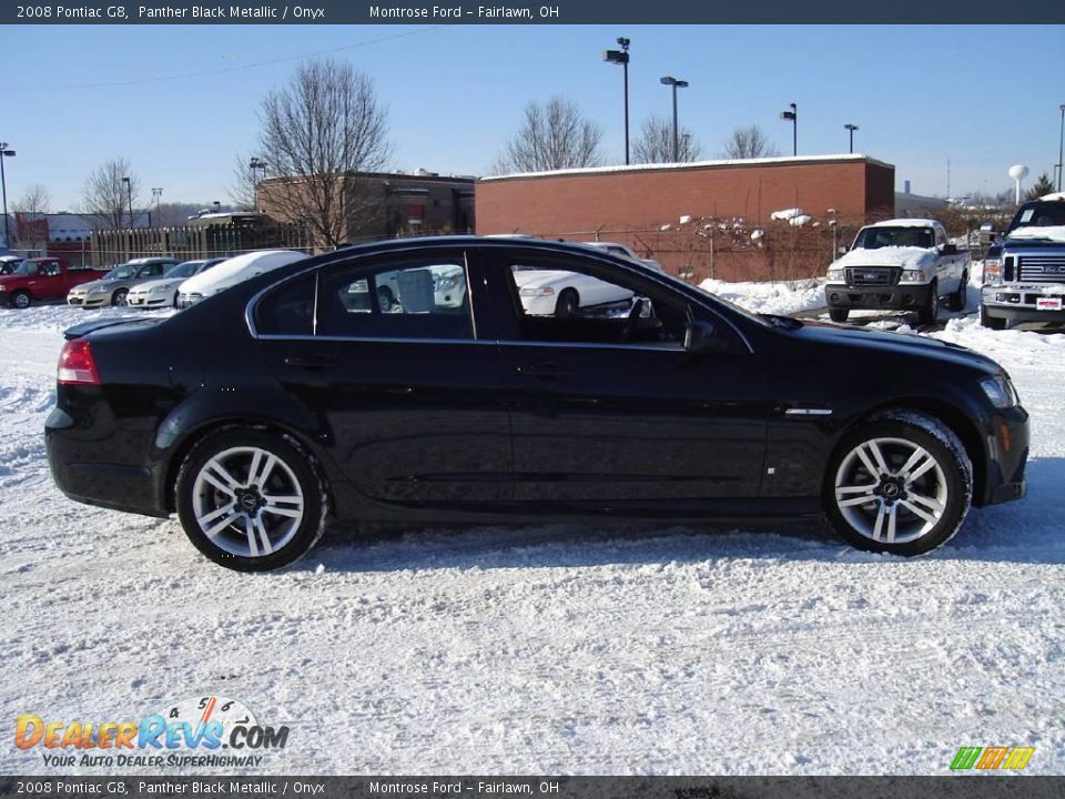 2008 Pontiac G8 Panther Black Metallic / Onyx Photo #6