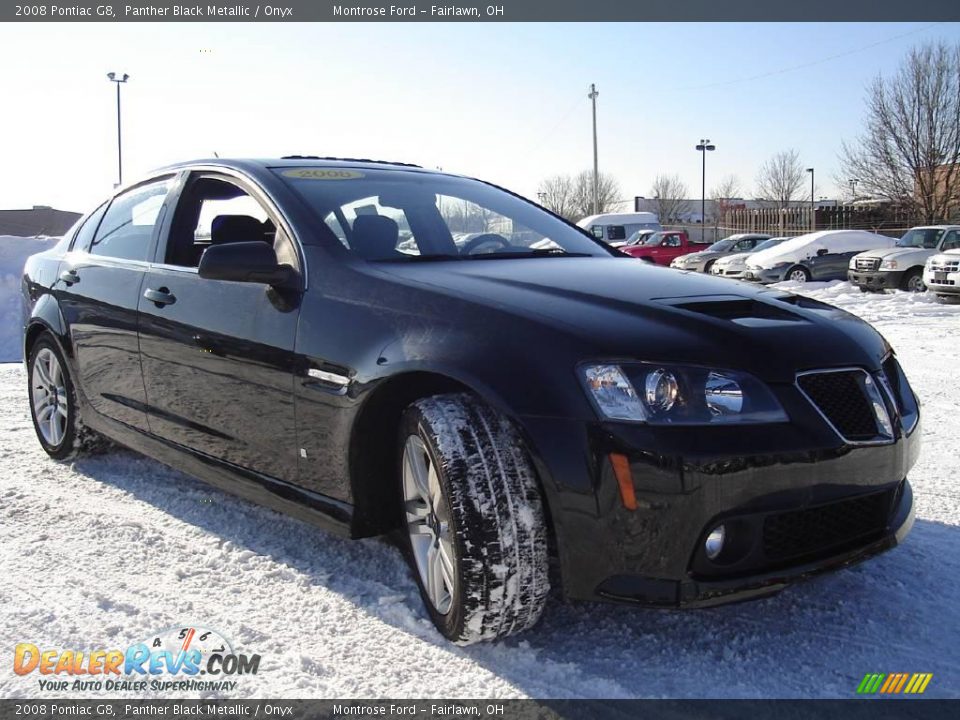 2008 Pontiac G8 Panther Black Metallic / Onyx Photo #7