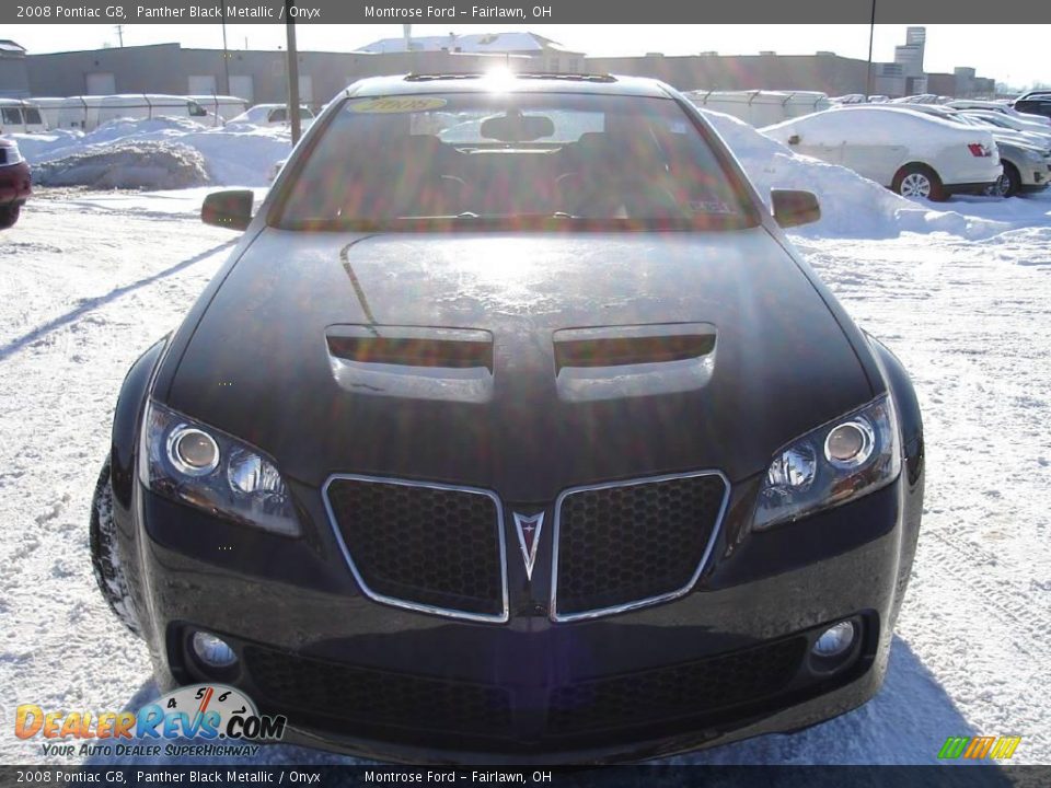 2008 Pontiac G8 Panther Black Metallic / Onyx Photo #8