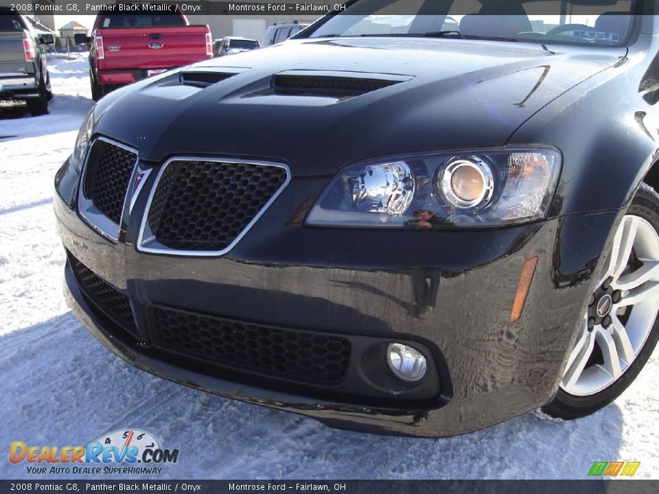 2008 Pontiac G8 Panther Black Metallic / Onyx Photo #9
