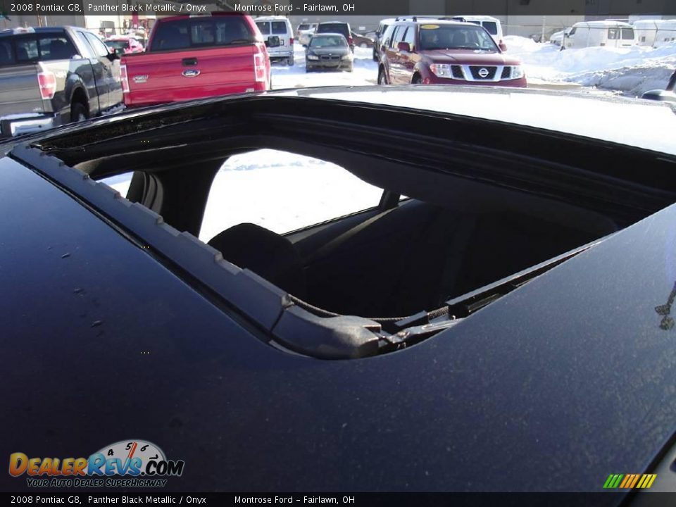 2008 Pontiac G8 Panther Black Metallic / Onyx Photo #10